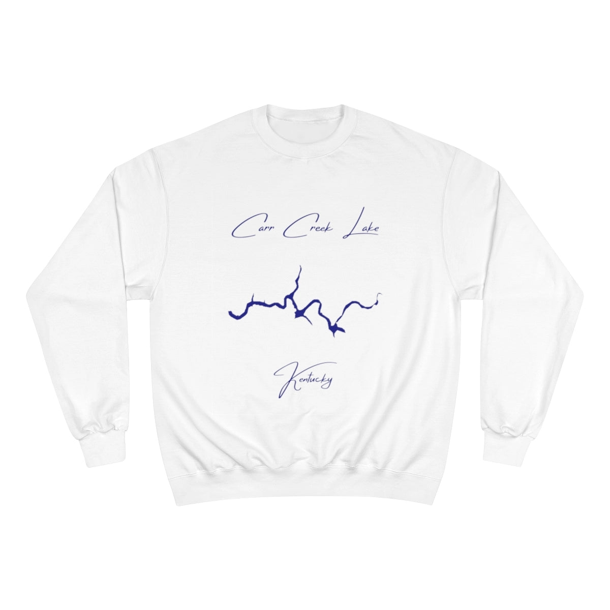 Kentucky  Carr  Creek  Lake  Sweatshirt  front  position  view  from  front  white.webp