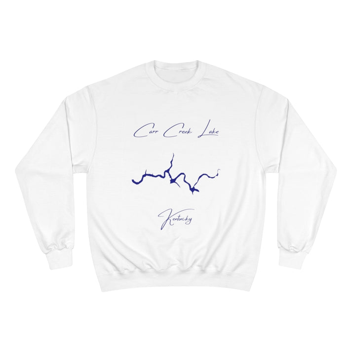 Kentucky  Carr  Creek  Lake  Sweatshirt  front  position  view  from  front  white.webp