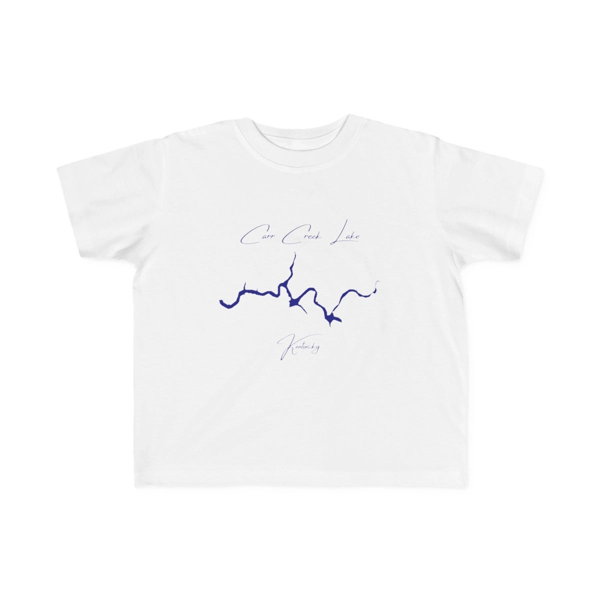 Kentucky  Carr  Creek  Lake  Toddler  T-shirt  front  position  view  from  front  white.webp