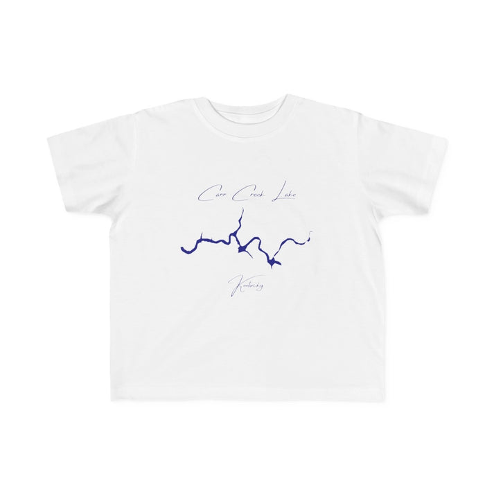 Kentucky  Carr  Creek  Lake  Toddler  T-shirt  front  position  view  from  front  white.webp