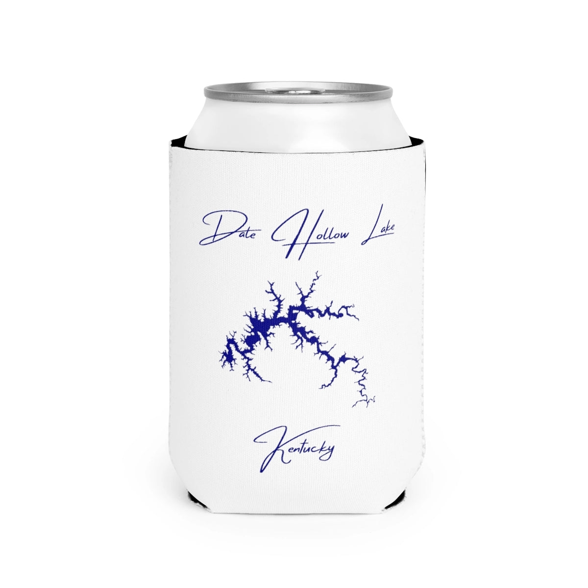 Kentucky  Dale  Hollow  Lake  Can  Koozie  front  position  view  from  front-2  white.webp