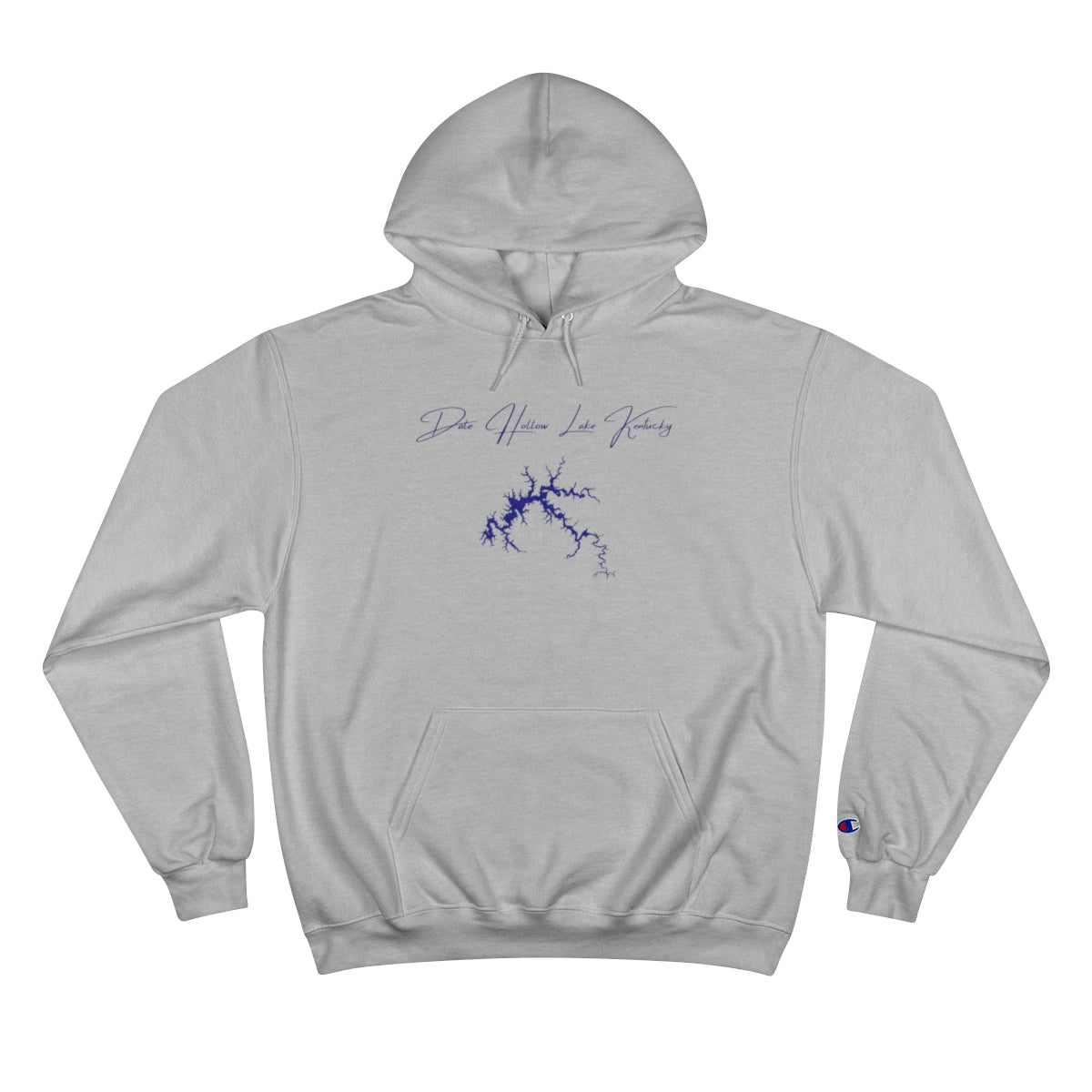 Kentucky  Dale  Hollow  Lake  Hoodie  front  position  view  from  front  light  steel.webp