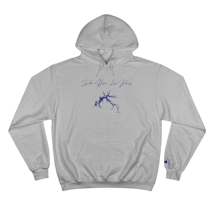 Kentucky  Dale  Hollow  Lake  Hoodie  front  position  view  from  front  light  steel.webp