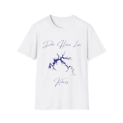 Kentucky  Dale  Hollow  Lake  T-shirt  front  position  view  from  front  white.webp