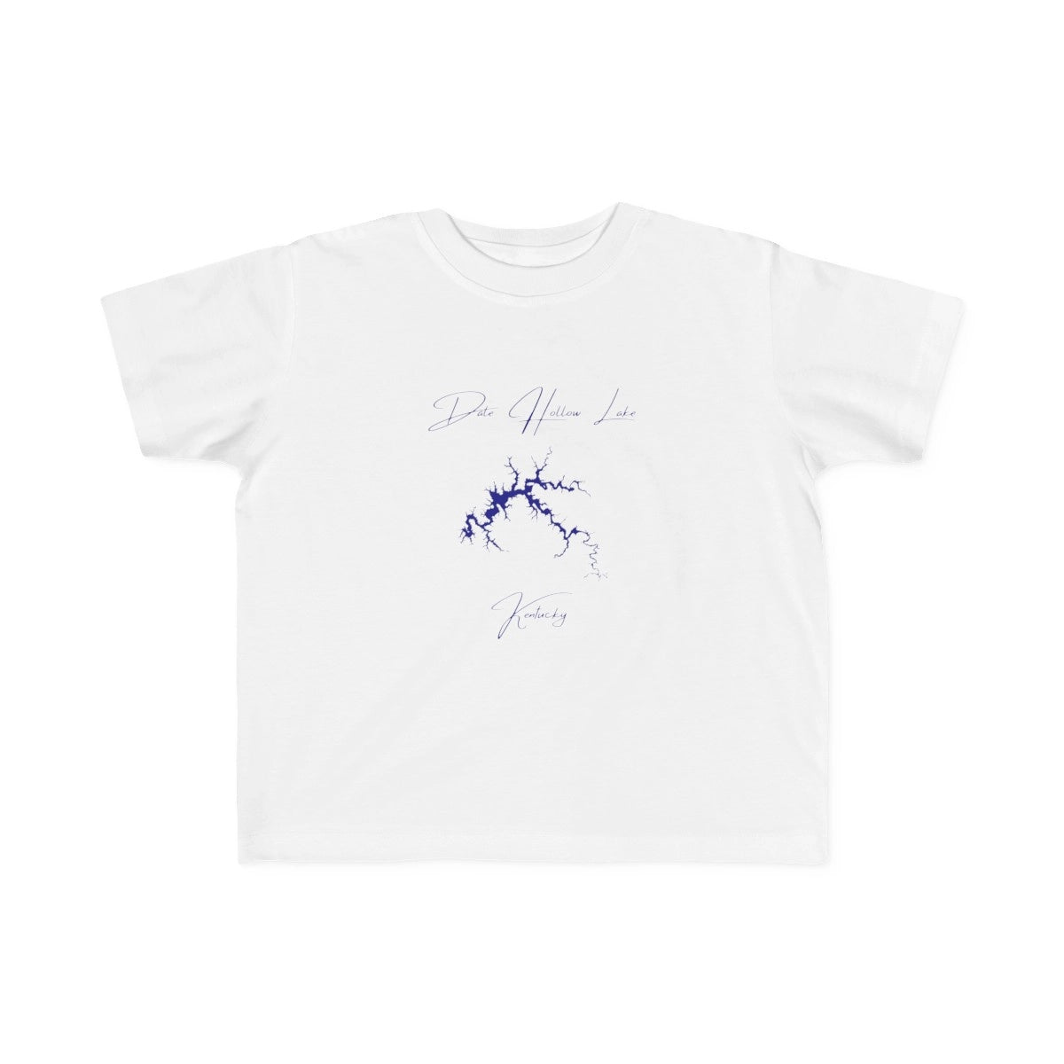 Kentucky  Dale  Hollow  Lake  Toddler  T-shirt  front  position  view  from  front  white.webp
