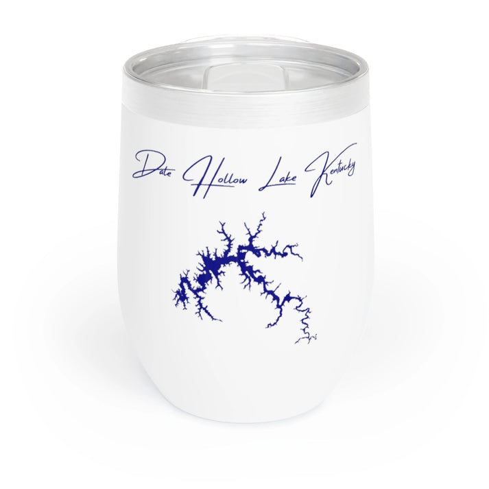Kentucky  Dale  Hollow  Lake  Wine  Tumbler  front  position  view  from  front  white.webp