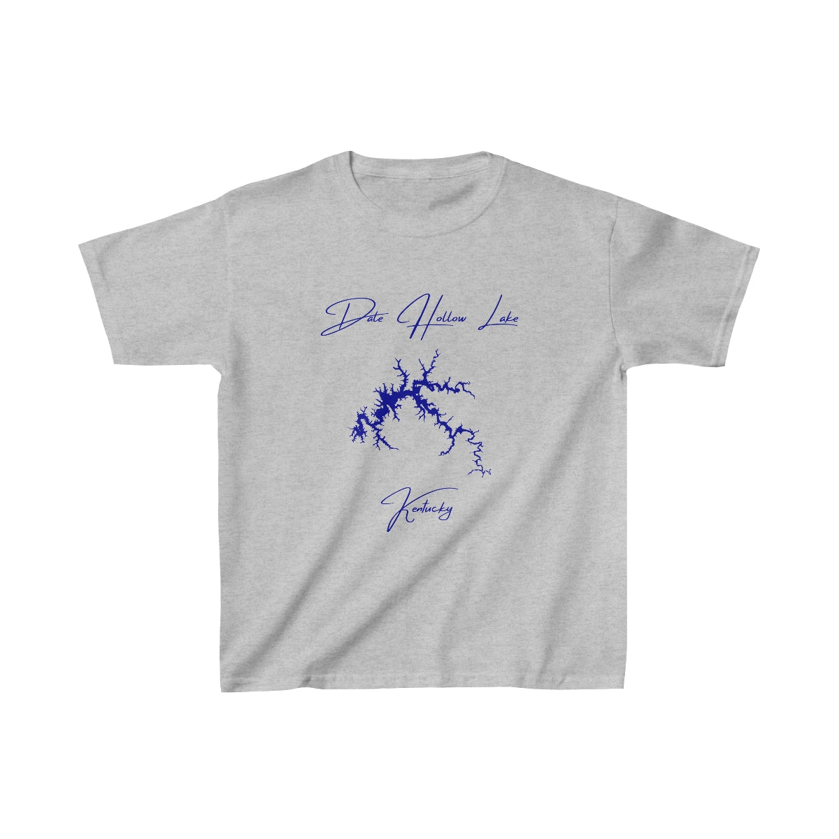 Kentucky  Dale  Hollow  Lake  Youth  T-shirt  front  position  view  from  front  sport  grey.webp