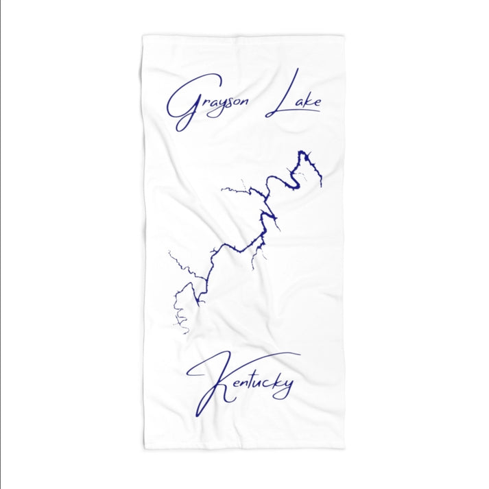 Kentucky  Grayson  Lake  Beach  Towel  front  position  view  from  front  36  x  72.webp