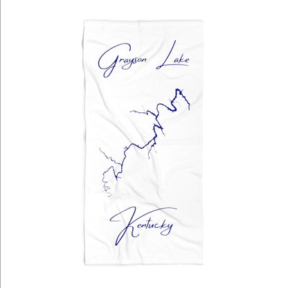 Kentucky  Grayson  Lake  Beach  Towel  front  position  view  from  front  36  x  72.webp