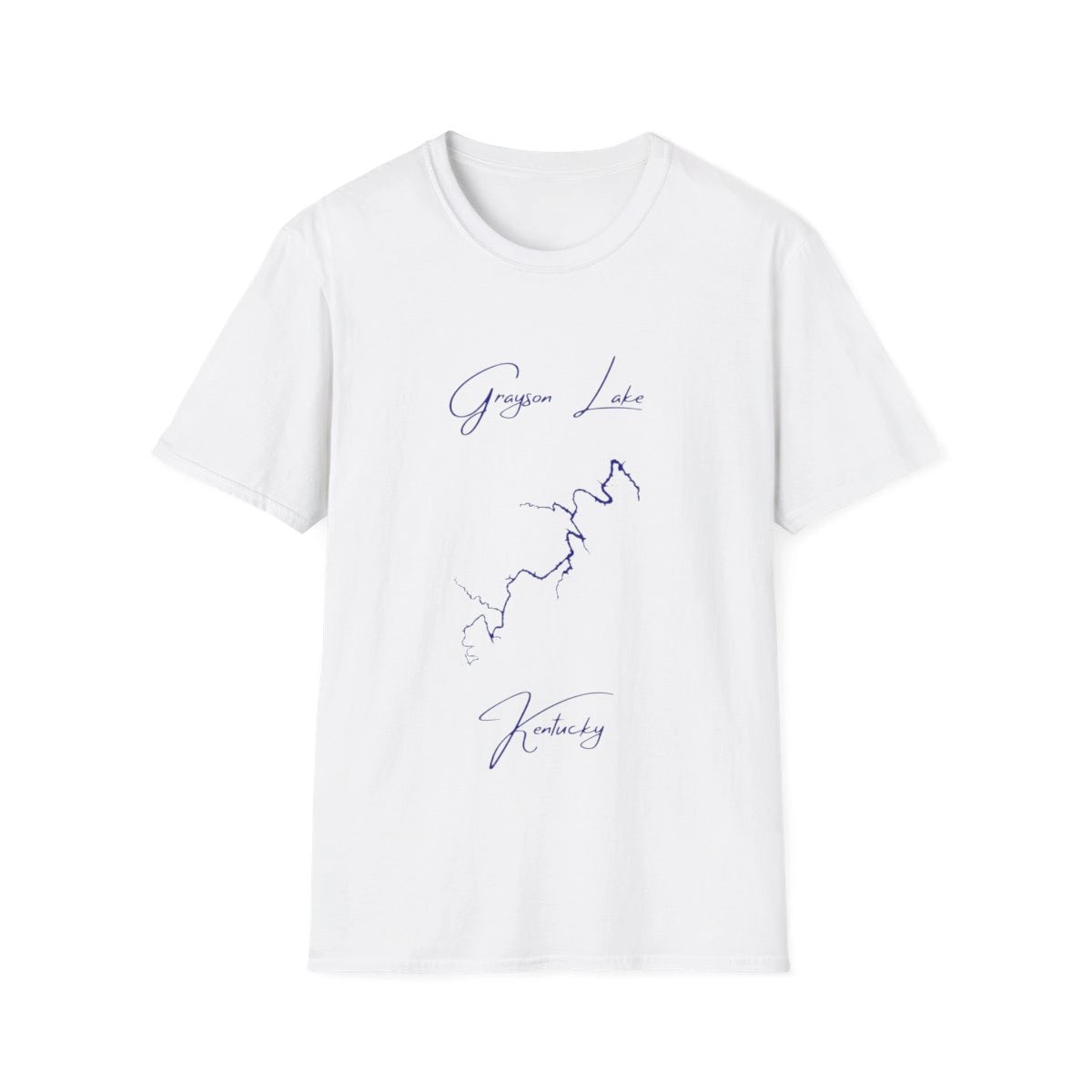 Kentucky  Grayson  Lake  T-shirt  front  position  view  from  front  white.webp
