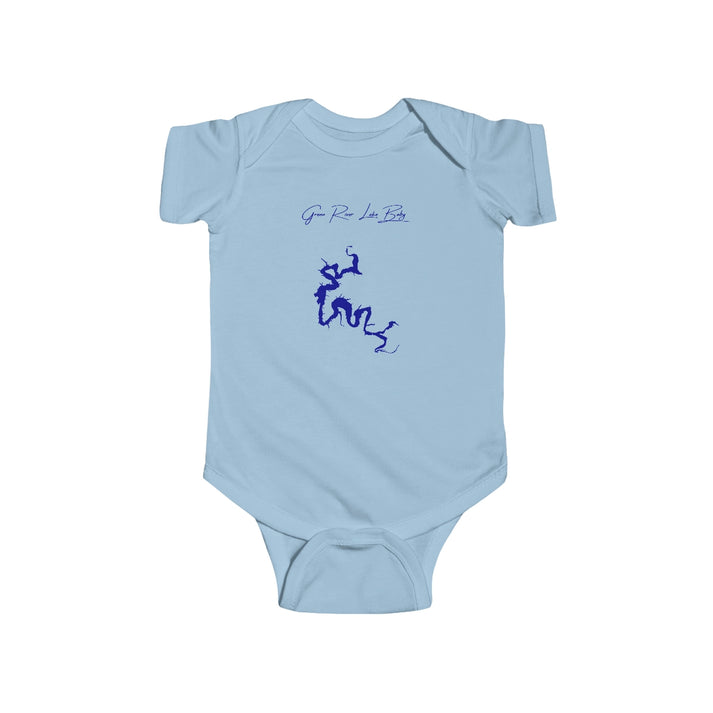 Kentucky  Green  River  Lake  Onesie  front  position  view  from  front  light  blue.webp