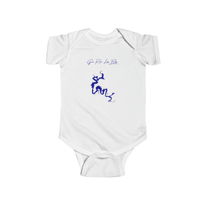 Kentucky  Green  River  Lake  Onesie  front  position  view  from  front  white.webp