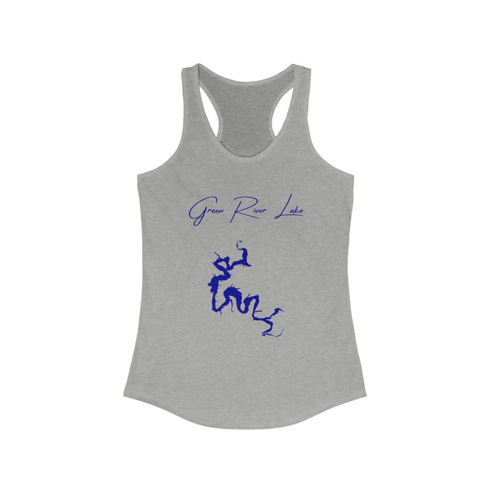 Kentucky  Green  River  Lake  Racerback-Tank  front  position  view  from  front  heather  grey.webp