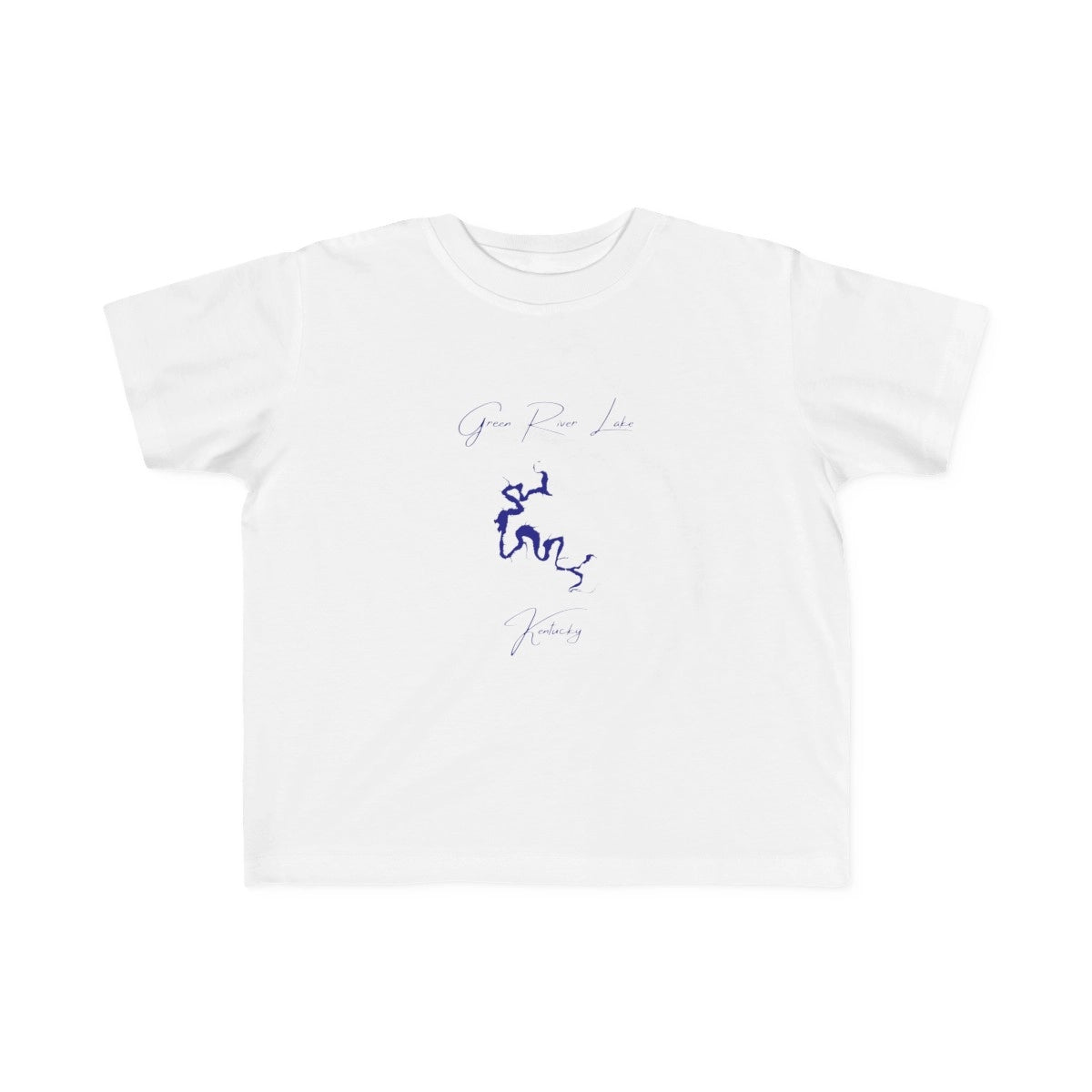 Kentucky  Green  River  Lake  Toddler  T-shirt  front  position  view  from  front  white.webp