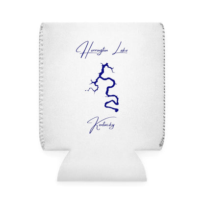Kentucky  Herrington  Lake  Can  Koozie  front  position  view  from  front-1  white.webp