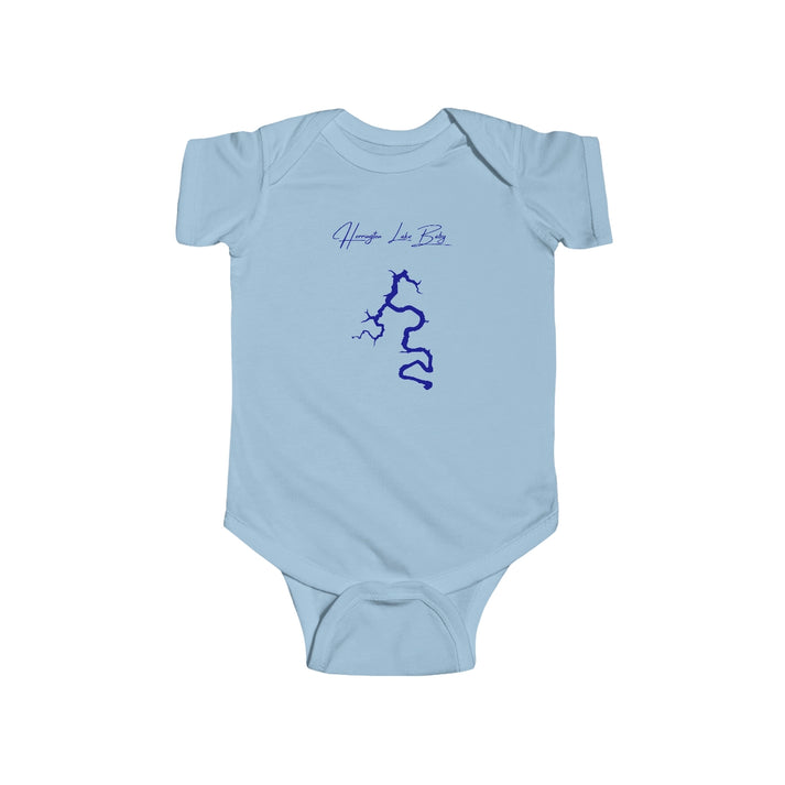 Kentucky  Herrington  Lake  Onesie  front  position  view  from  front  light  blue.webp