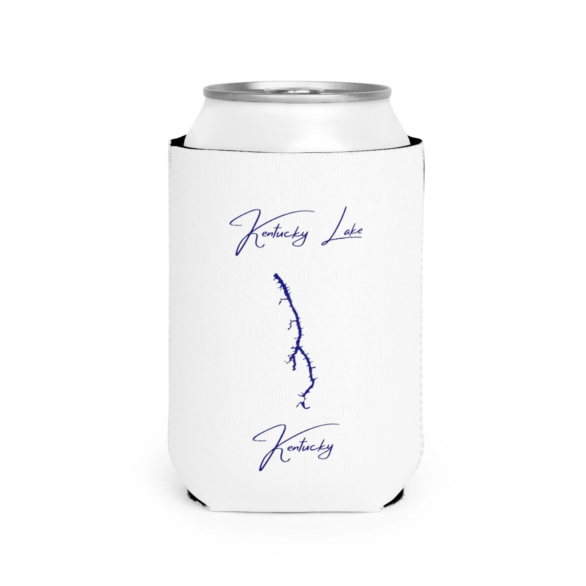 Kentucky  Kentucky  Lake  Can  Koozie  front  position  view  from  front-2  white.webp