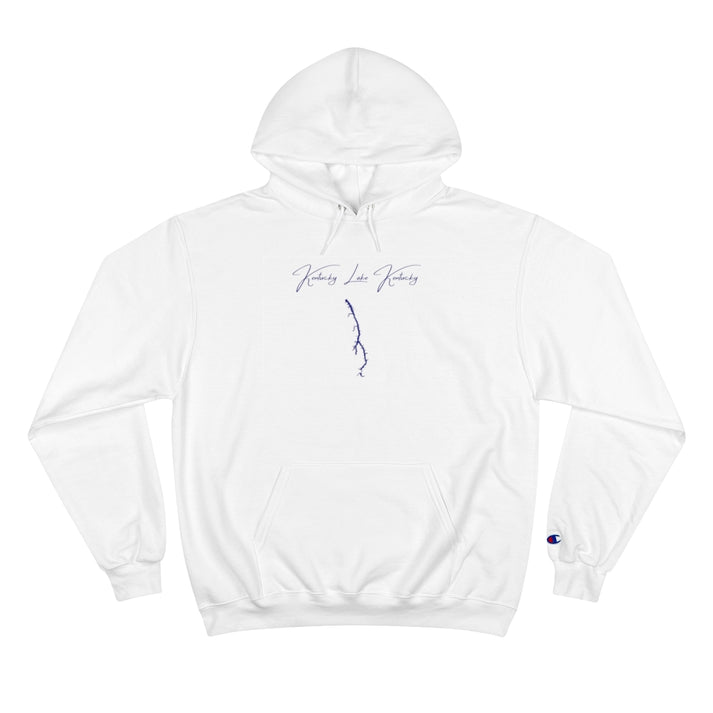 Kentucky  Kentucky  Lake  Hoodie  front  position  view  from  front  white.webp