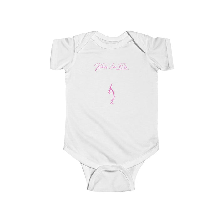 Kentucky  Kentucky  Lake  Onesie  front  position  view  from  front  white.webp