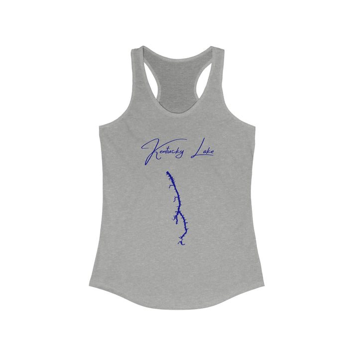 Kentucky  Kentucky  Lake  Racerback-Tank  front  position  view  from  front  heather  grey.webp