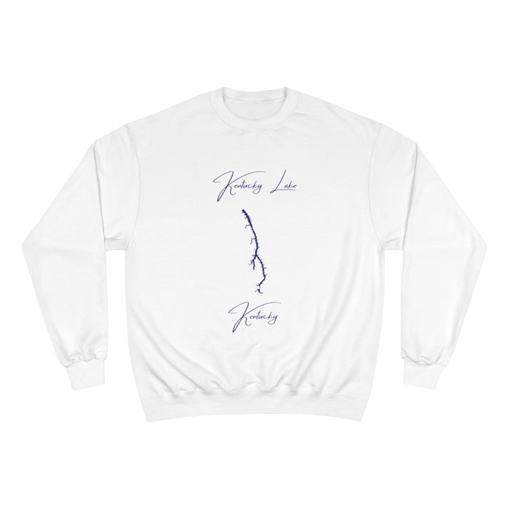Kentucky  Kentucky  Lake  Sweatshirt  front  position  view  from  front  white.webp
