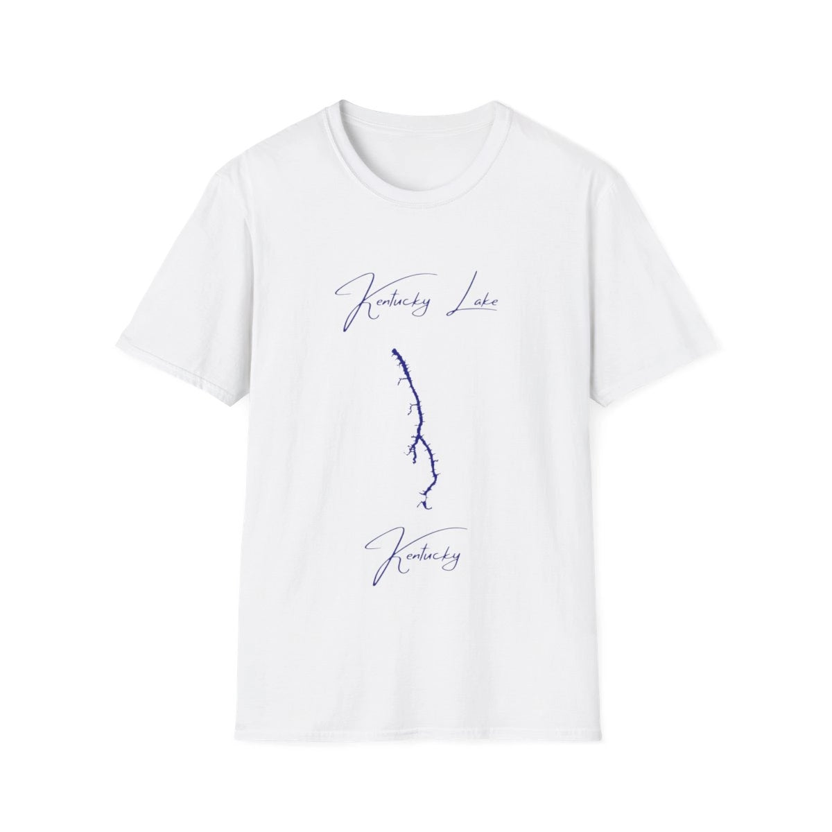 Kentucky  Kentucky  Lake  T-shirt  front  position  view  from  front  white.webp