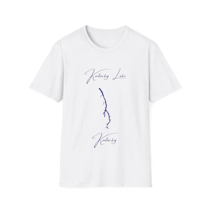 Kentucky  Kentucky  Lake  T-shirt  front  position  view  from  front  white.webp