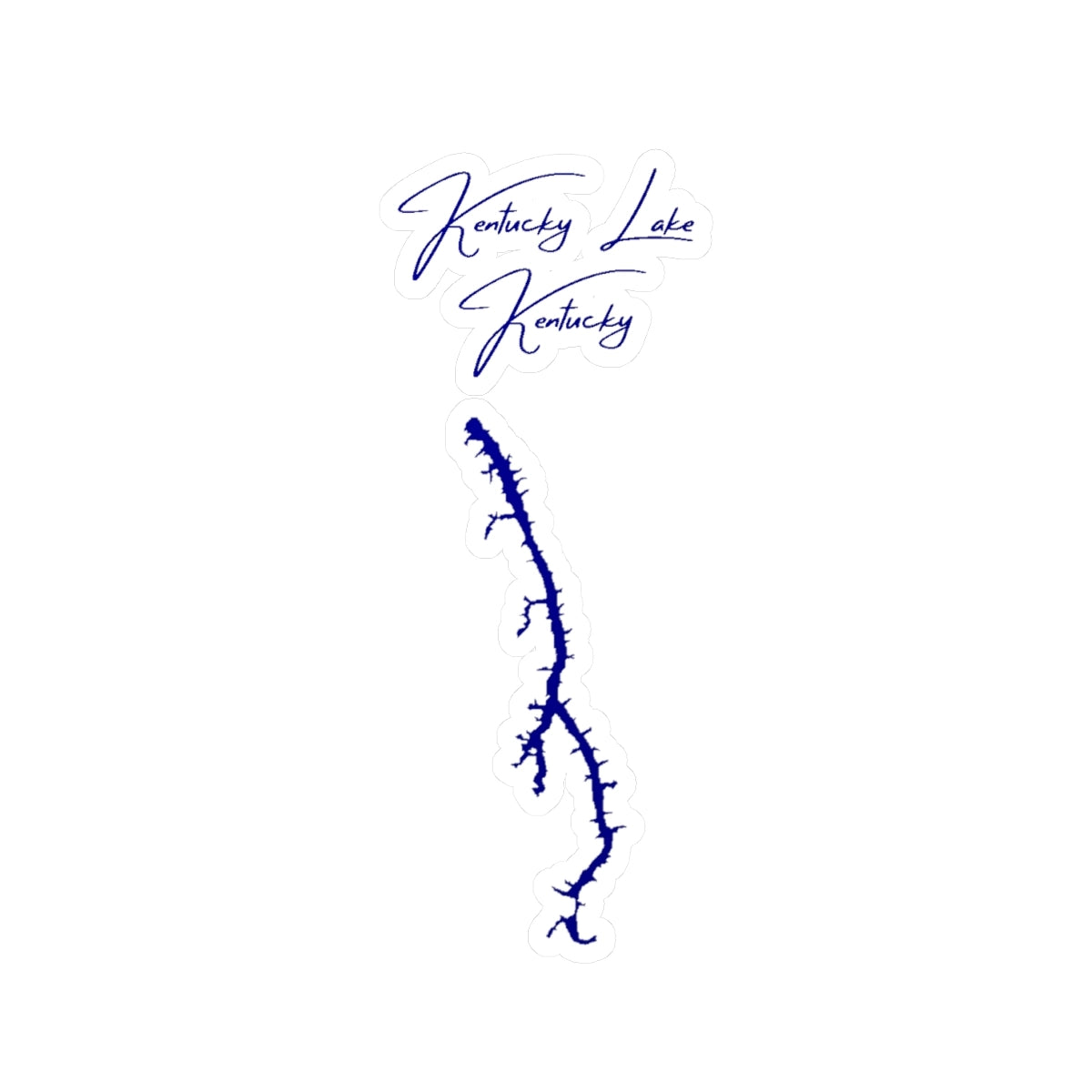 Kentucky  Kentucky  Lake  Vinyl  Decal  other  position  view  from  front  4  x  6.webp