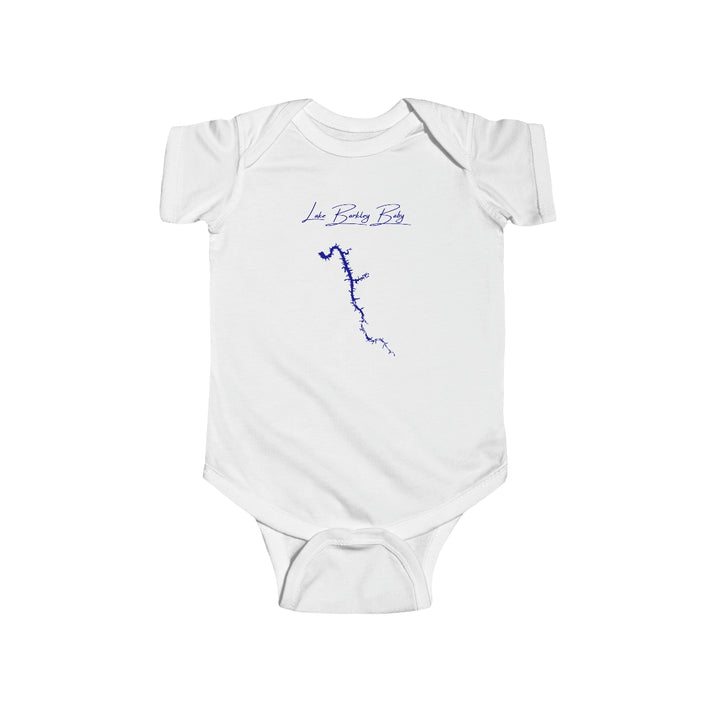 Kentucky  Lake  Barkley  Onesie  front  position  view  from  front  white.webp