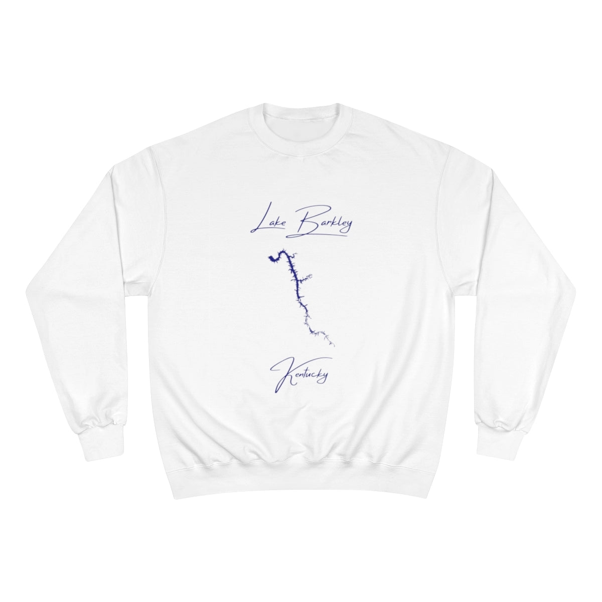 Kentucky  Lake  Barkley  Sweatshirt  front  position  view  from  front  white.webp