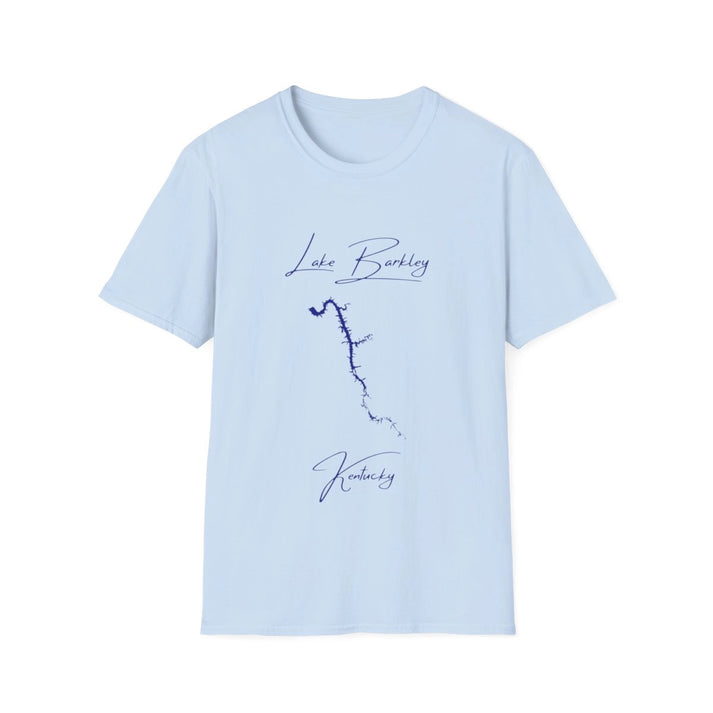 Kentucky  Lake  Barkley  T-shirt  front  position  view  from  front  light  blue.webp