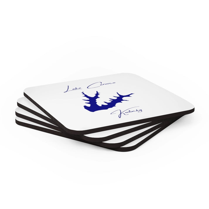 Kentucky  Lake  Carnico  Coaster  Set  front  position  view  from  stacked  3.75  x  3.75.webp