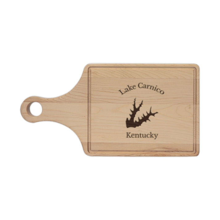 Kentucky  Lake  Carnico  Engraved  Cutting  Board  front  position  view  from  front  maple.webp