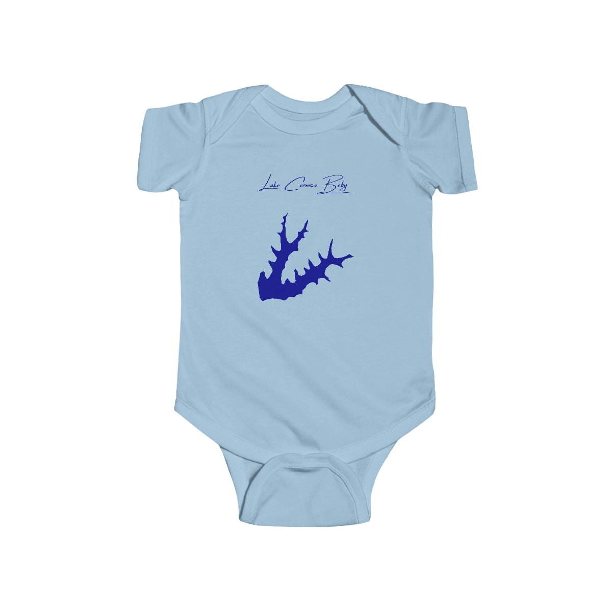 Kentucky  Lake  Carnico  Onesie  front  position  view  from  front  light  blue.webp