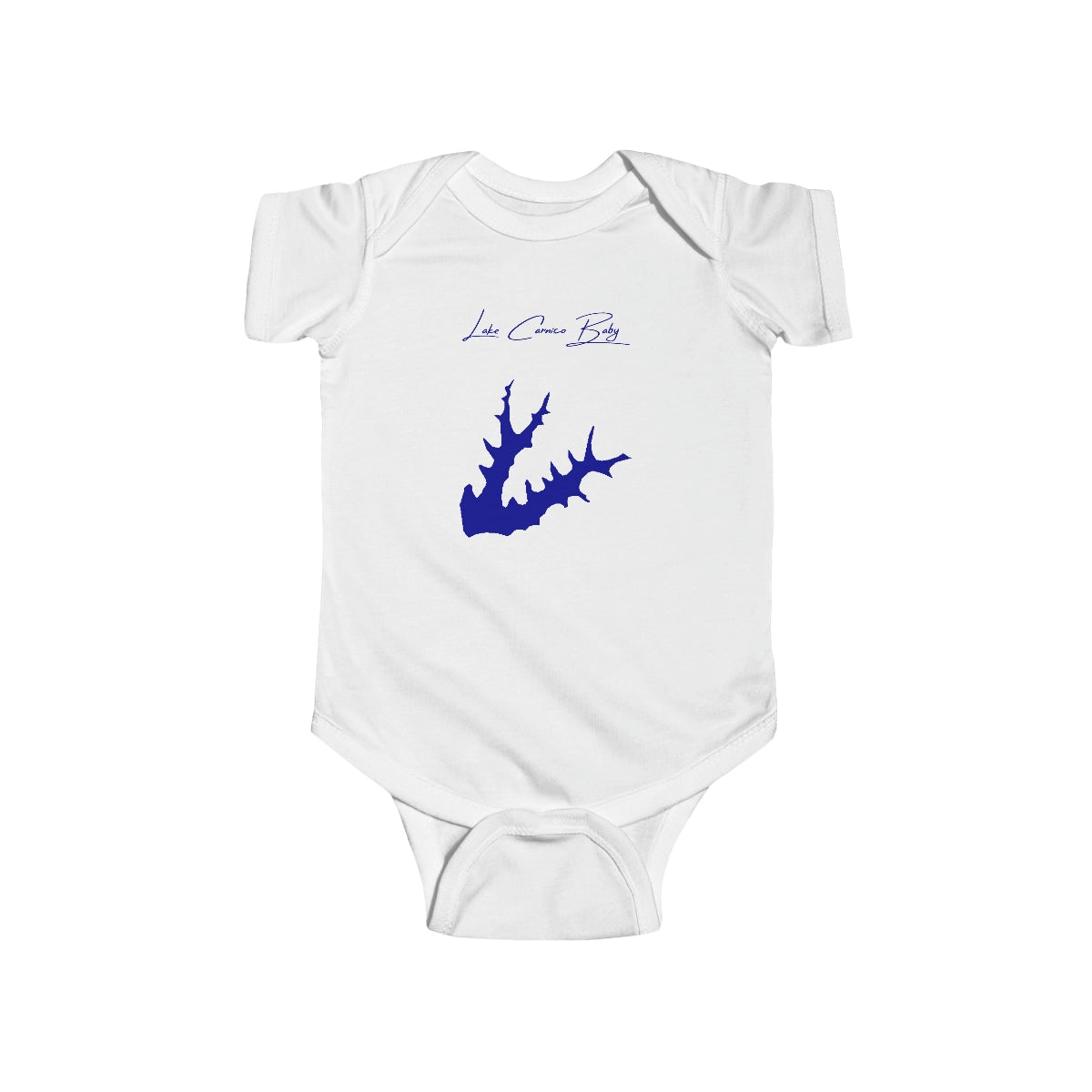 Kentucky  Lake  Carnico  Onesie  front  position  view  from  front  white.webp