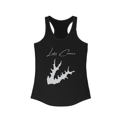 Kentucky  Lake  Carnico  Racerback-Tank  front  position  view  from  front  solid  black.webp