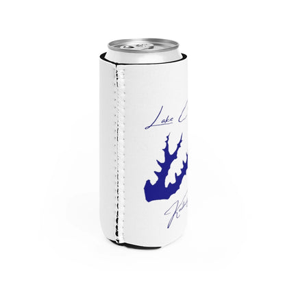 Kentucky  Lake  Carnico  Slim  Can  Koozie  all  position  view  from  right  white.webp
