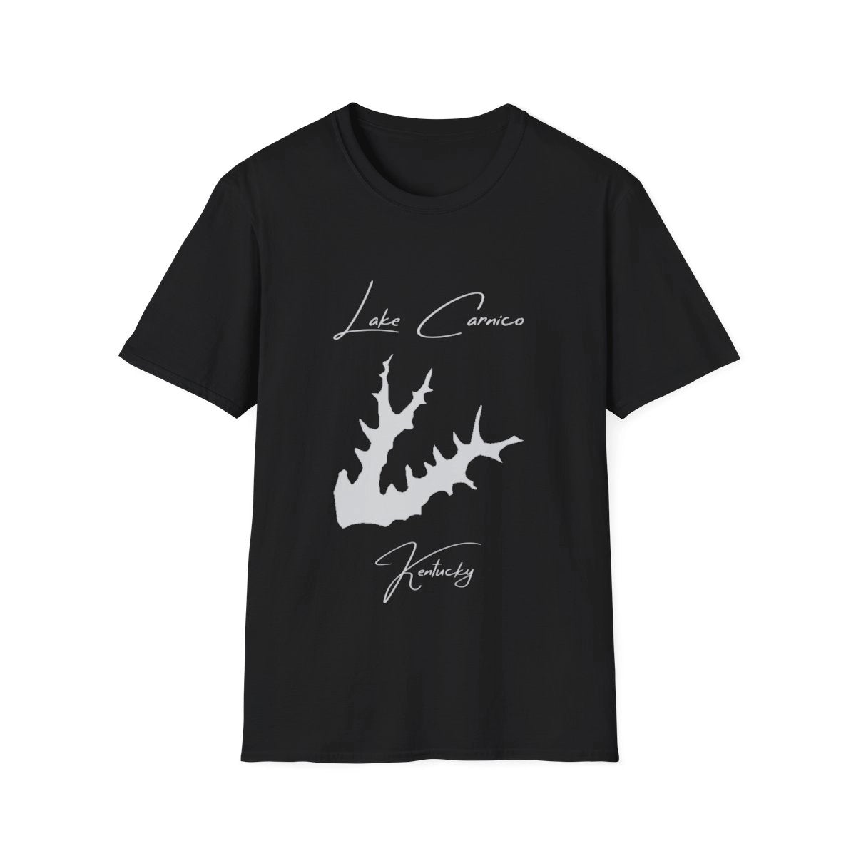 Kentucky  Lake  Carnico  T-shirt  front  position  view  from  front  black.webp