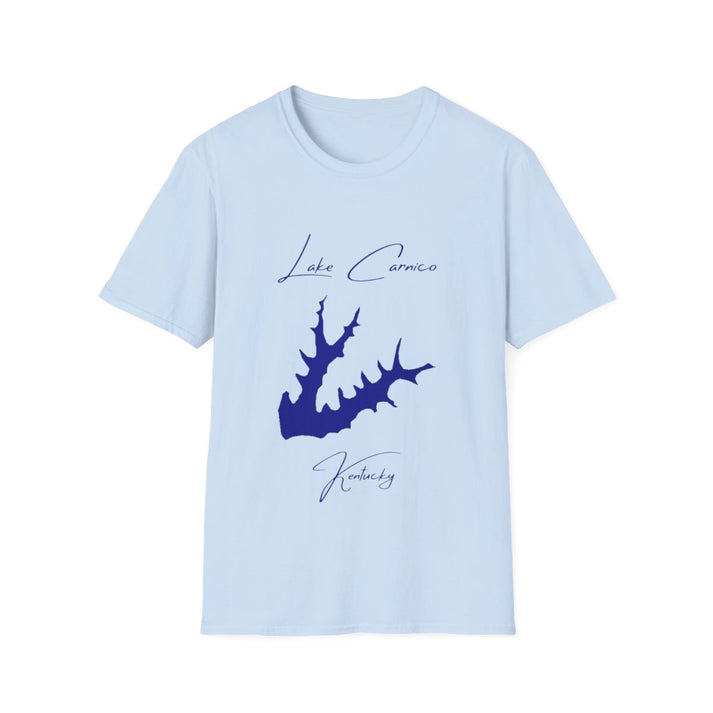 Kentucky  Lake  Carnico  T-shirt  front  position  view  from  front  light  blue.webp