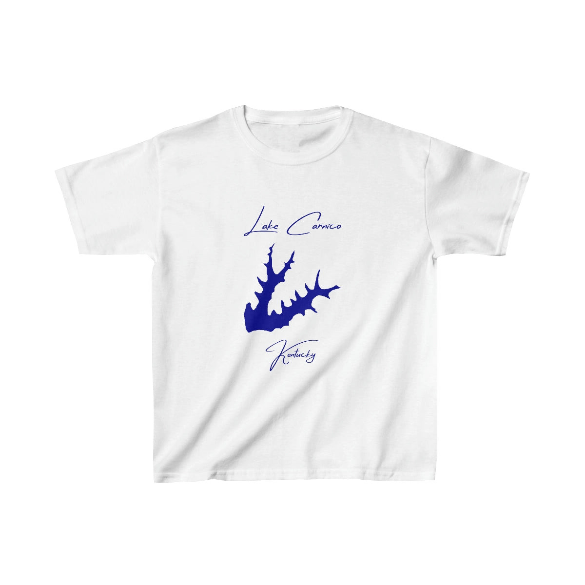 Kentucky  Lake  Carnico  Youth  T-shirt  front  position  view  from  front  white.webp