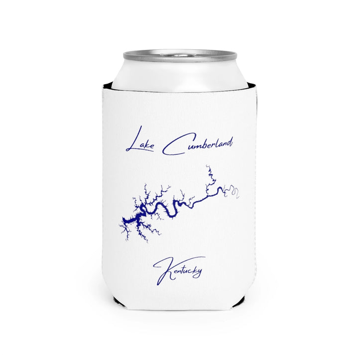 Kentucky  Lake  Cumberland  Can  Koozie  front  position  view  from  front-2  white.webp
