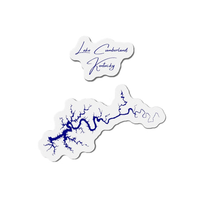 Kentucky  Lake  Cumberland  Die  Cut  Magnet  front  position  view  from  front  4  x  4.webp
