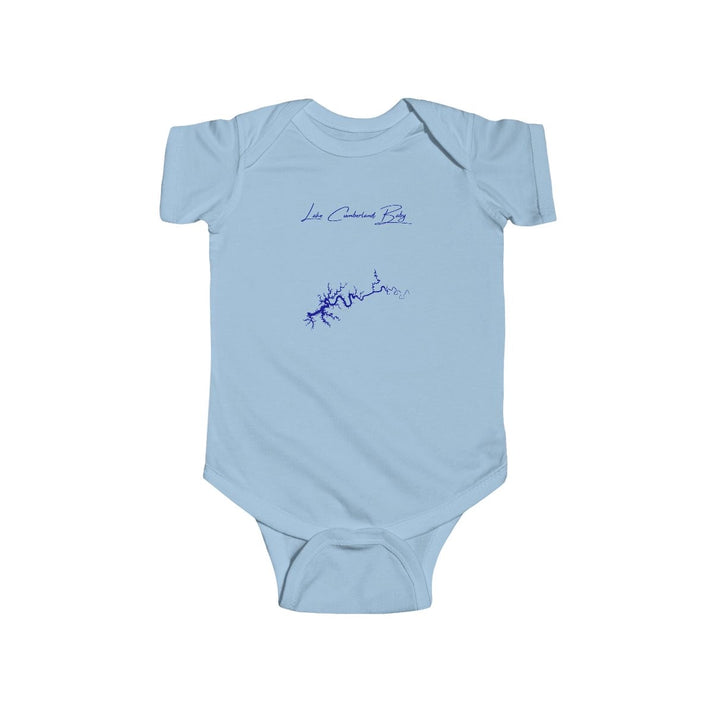 Kentucky  Lake  Cumberland  Onesie  front  position  view  from  front  light  blue.webp