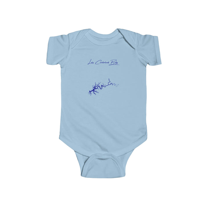 Kentucky  Lake  Cumberland  Onesie  front  position  view  from  front  light  blue.webp