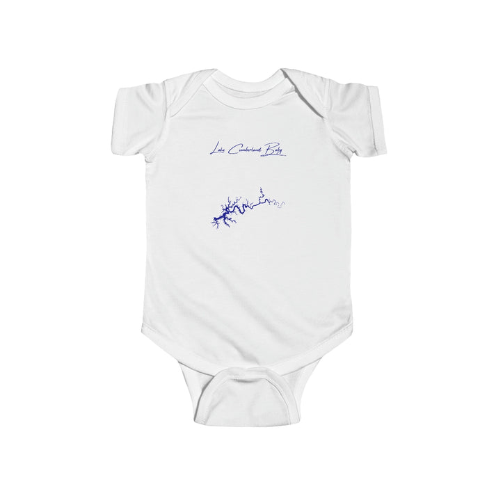 Kentucky  Lake  Cumberland  Onesie  front  position  view  from  front  white.webp