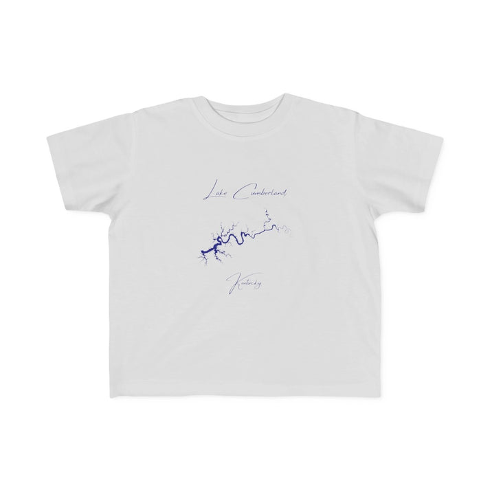 Kentucky  Lake  Cumberland  Toddler  T-shirt  front  position  view  from  front  silver.webp