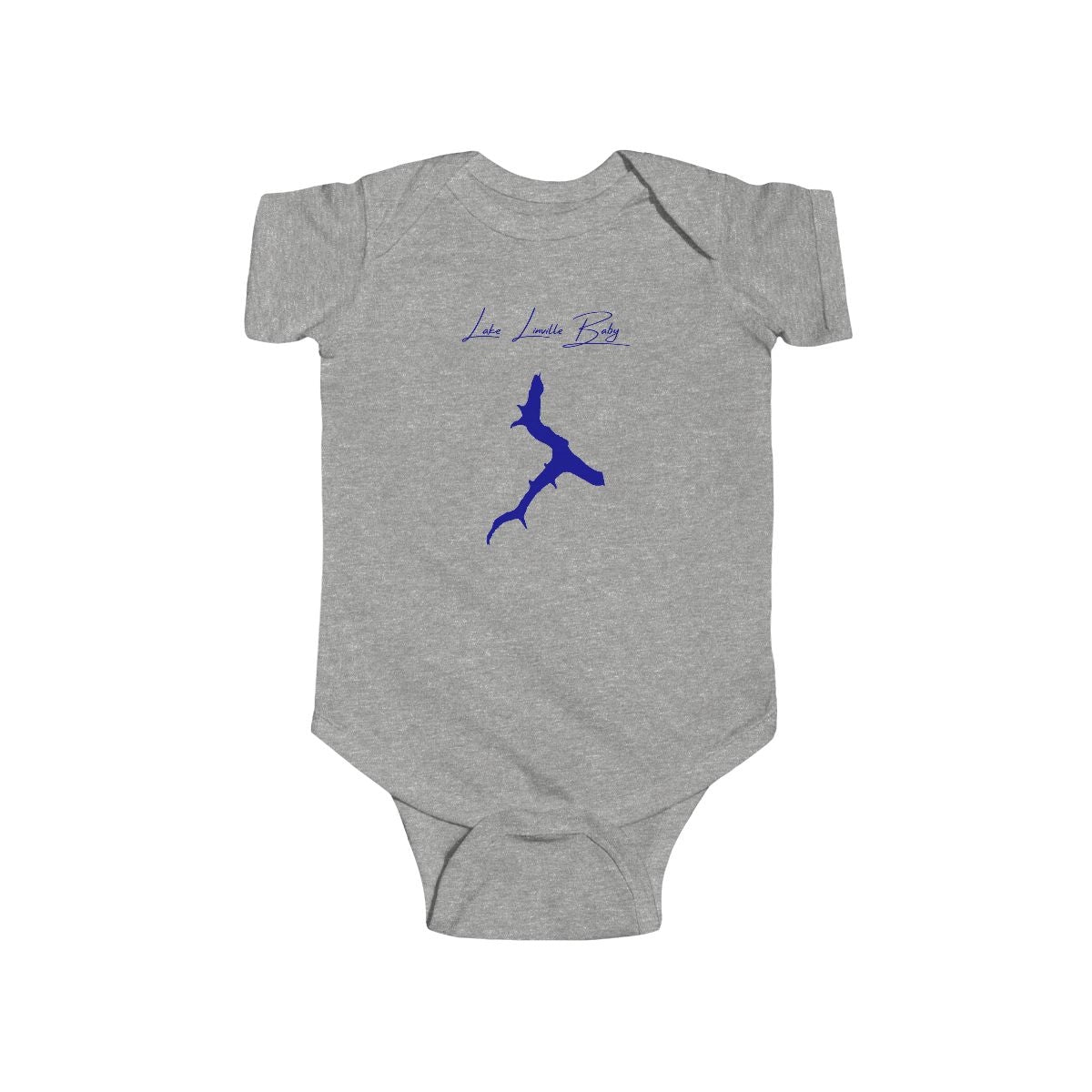 Kentucky  Lake  Linville  Onesie  front  position  view  from  front  heather.webp