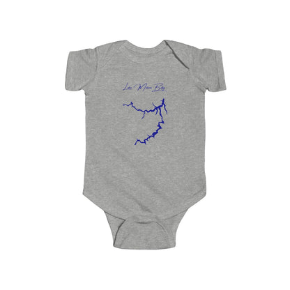 Kentucky  Lake  Malone  Onesie  front  position  view  from  front  heather.webp