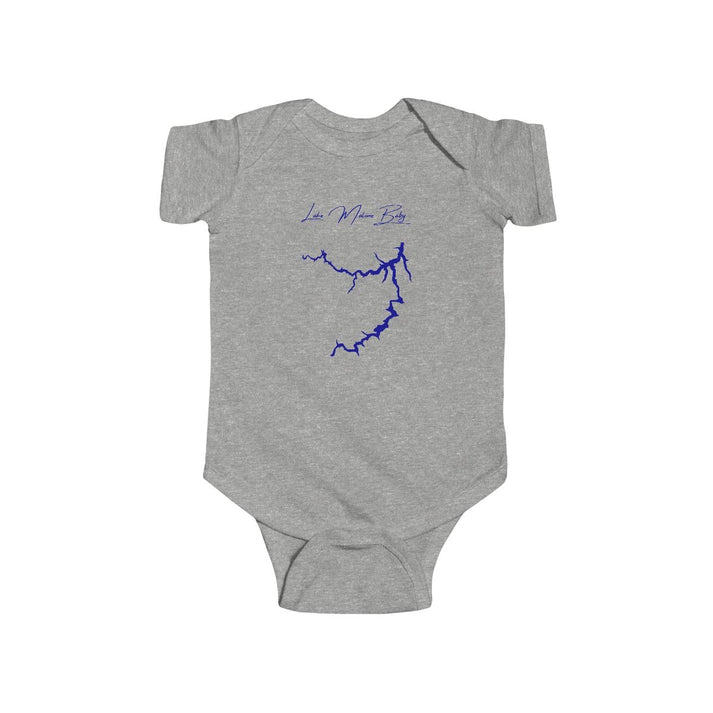 Kentucky  Lake  Malone  Onesie  front  position  view  from  front  heather.webp