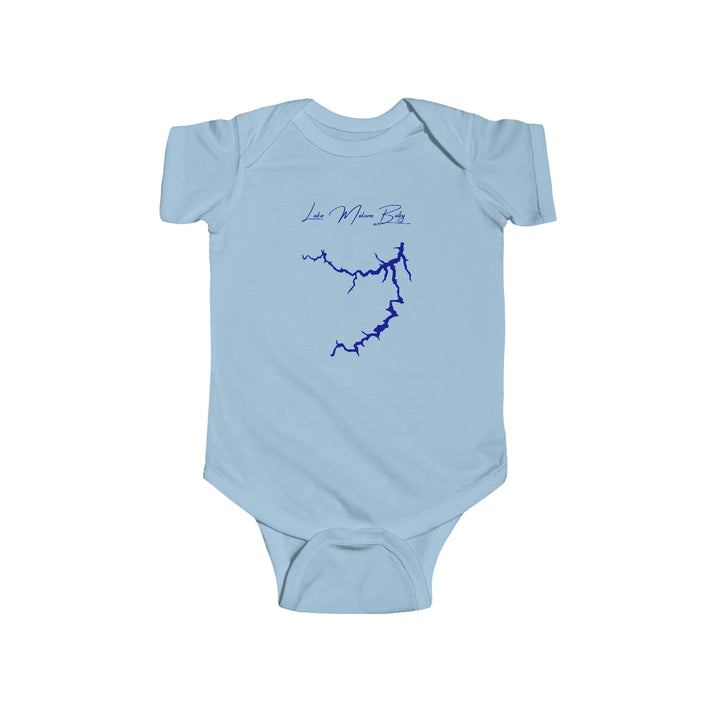 Kentucky  Lake  Malone  Onesie  front  position  view  from  front  light  blue.webp